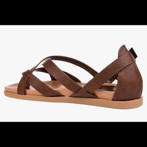 Brinley Co. Ankle Gladiator Sandal 8.5 M